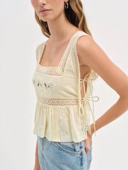 Jolene Embroidered Top