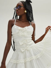 Whipped Cream Taffeta Mini Dress