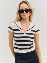 Harbor Stripe Sailor Top