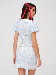 Livia Linen Mini Skirt