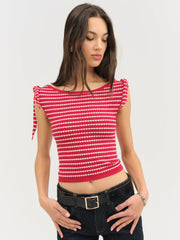 Regatta Stripe Knit Top