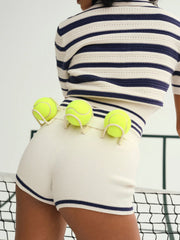 Simona Pointelle Striped Short