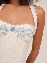 Tea Time Poplin Bustier