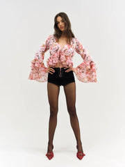 Fallen Floral Top