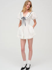 Ruby Ribbon Mini Dress