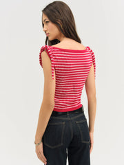 Regatta Stripe Knit Top