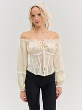 Paulina Patchwork Long Sleeve Top