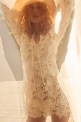 Coco Lace Long Sleeve Mini Dress