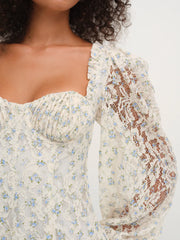 Donna Long Sleeve Mini Dress