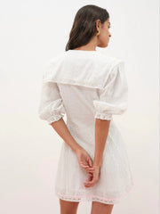 Mi Amore Embroidered Mini Dress