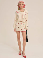 Strawberry Jam Mini Skirt