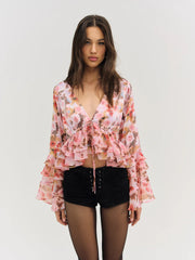 Fallen Floral Top