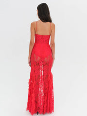 Shirley Lace Maxi Dress