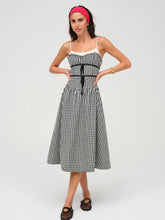 Georgia Gingham Midi Dress