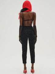 Midnight Velvet Capri Pant