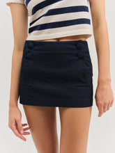 Cotton Twill Micro Skort