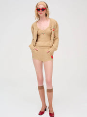 Grans Beaded Knit Short