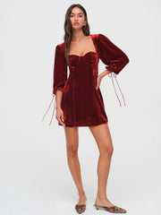 Nadine Velvet Mini Dress