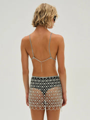 Rhinestone Star Skirt