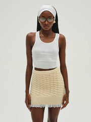 Milana Knit Mini Skirt