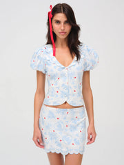 Livia Linen Mini Skirt