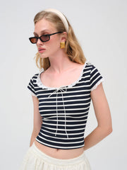 Suzette Stripe Top