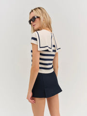 Harbor Stripe Sailor Top
