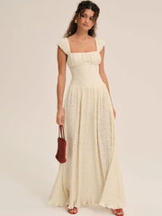 Erika Bustier Maxi Dress