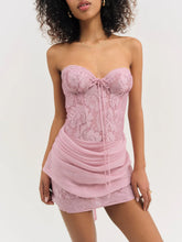 Claudia Rose Lace Micro Mini Dress