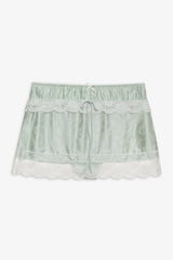 Mint Twist Jacquard Mini Skirt
