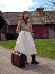 Billie Poplin Midi Skirt