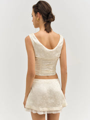 Carla Jacquard Corset Top