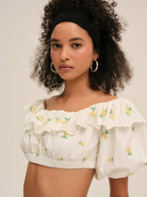 Lemon Spritz Crop Top