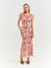 Fallen Floral Maxi Dress