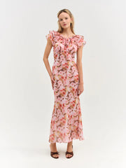 Fallen Floral Maxi Dress