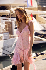 Raspberry Rose Mini Dress