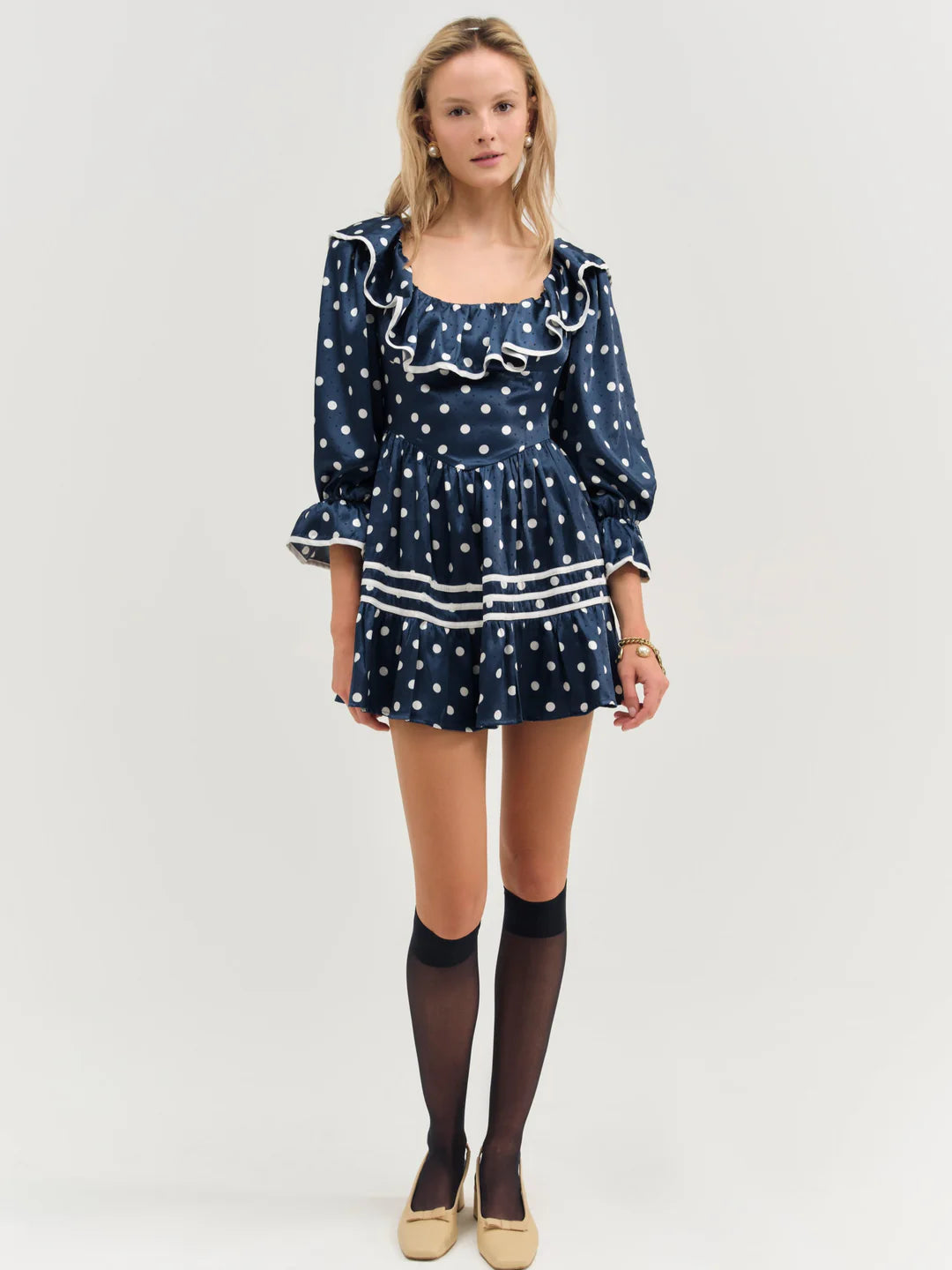 Seaside Dot Mini Dress