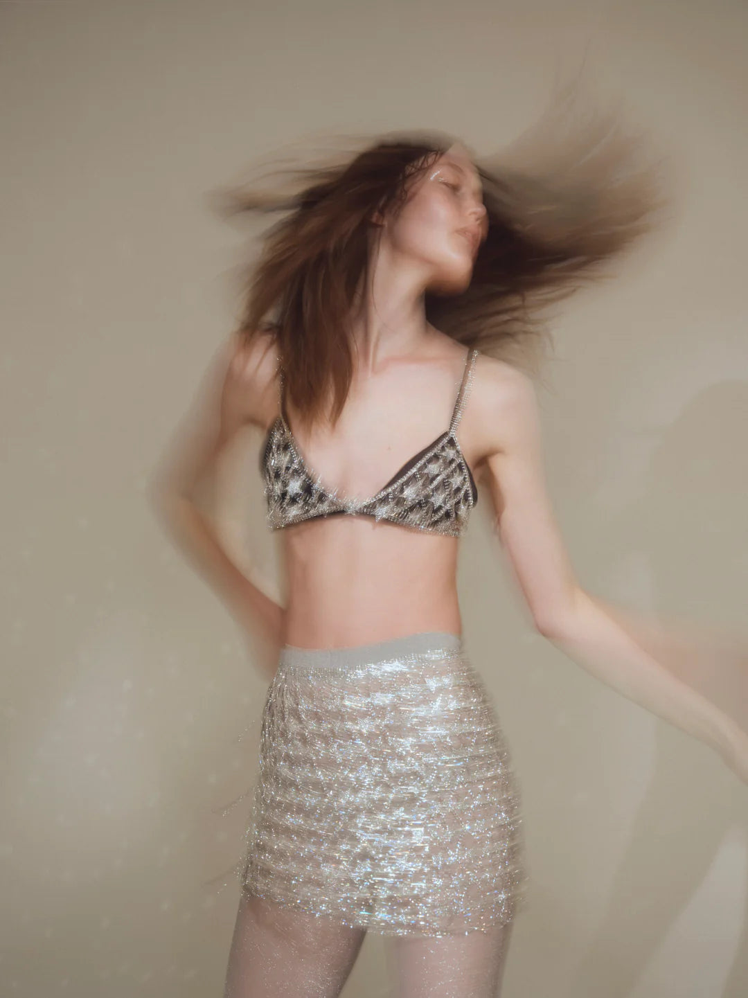 Rhinestone Star Skirt