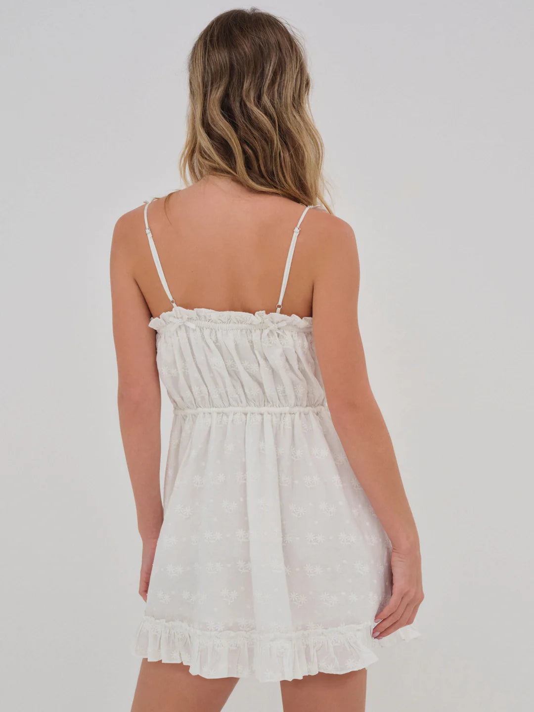 Edie Eyelet Slip Dress