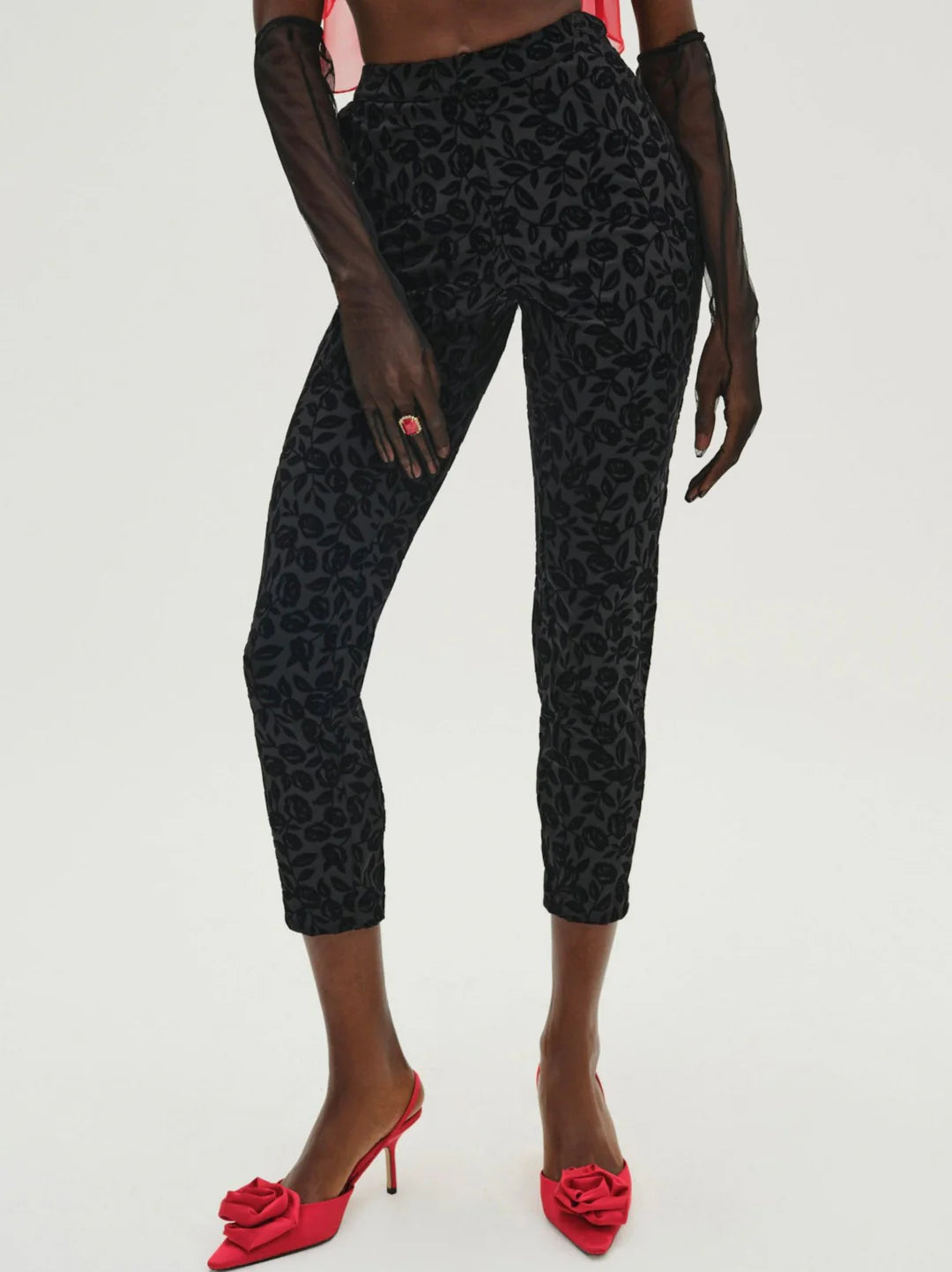 Midnight Velvet Capri Pant