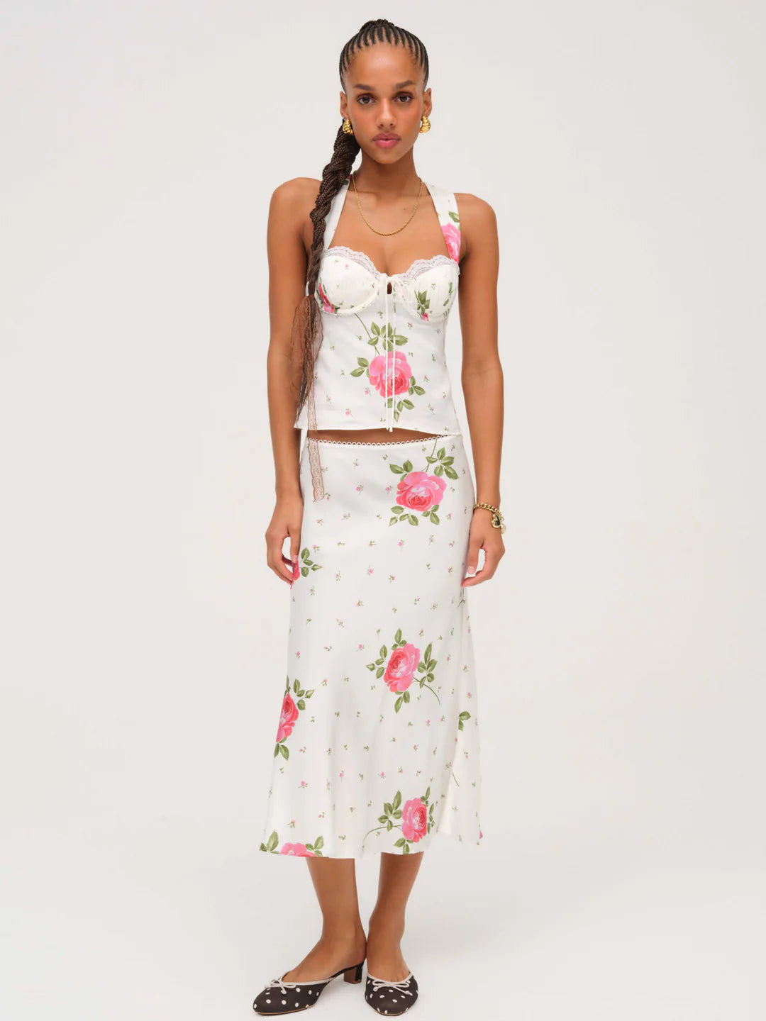 Rosebud Midi Skirt
