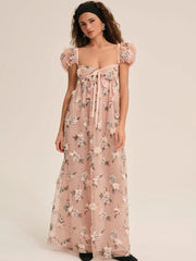Blushing Rose Maxi Dress
