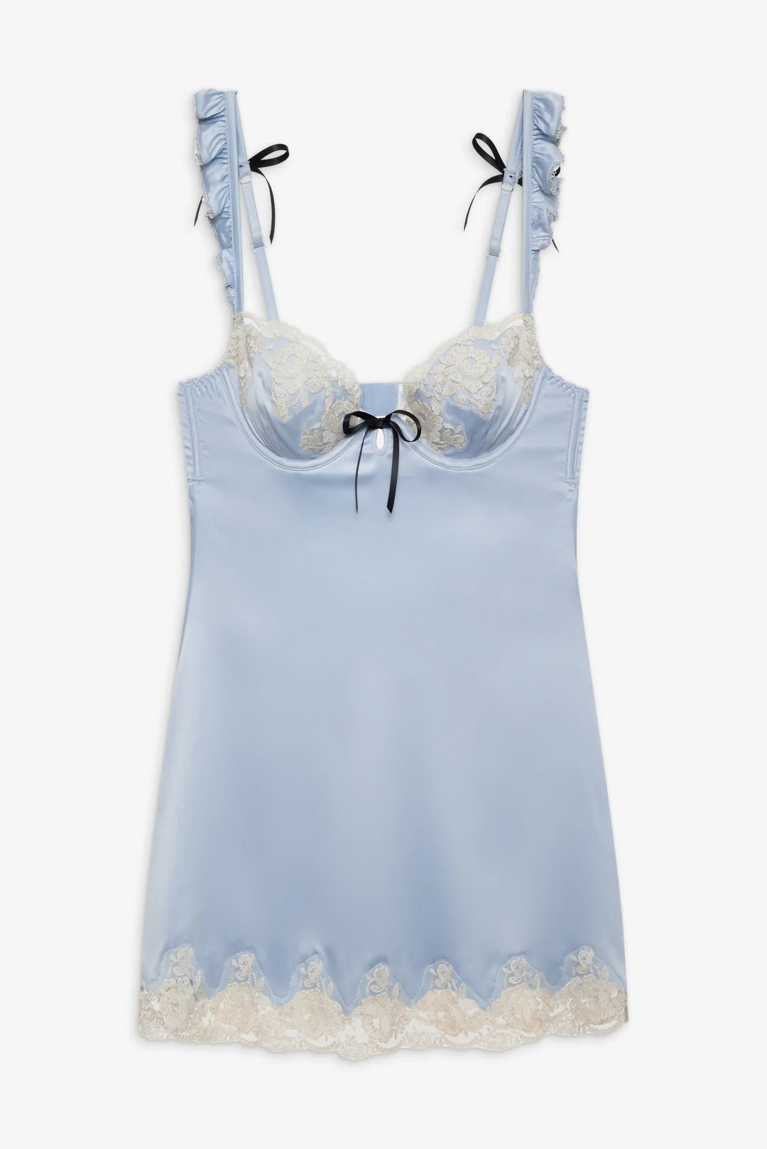 Sweetheart Satin Slip Dress