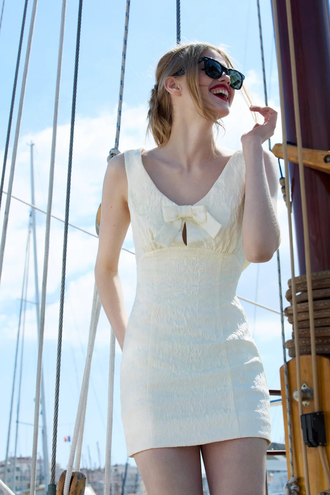 Rosie Jacquard Mini Dress