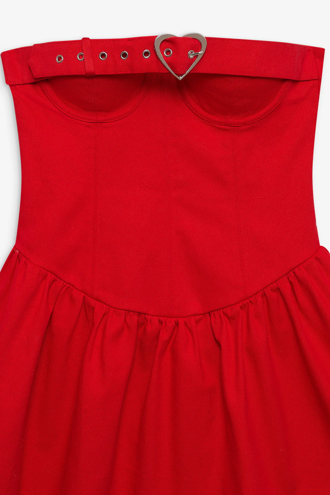 Lipstick Denim Mini Dress