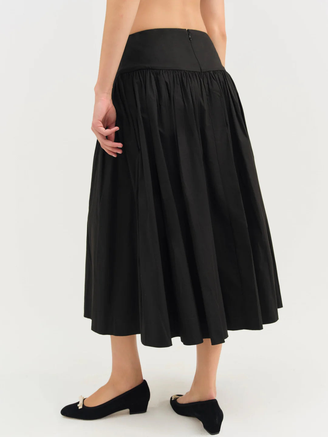 Helena Poplin Midi Skirt
