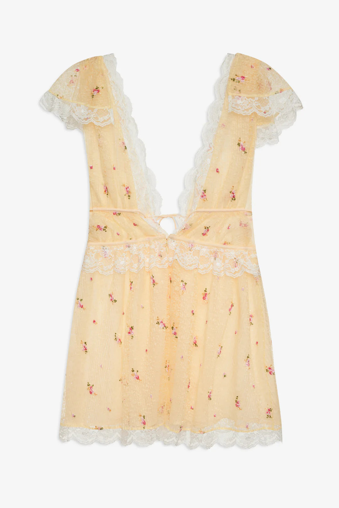 Poppy Lace Mini Dress