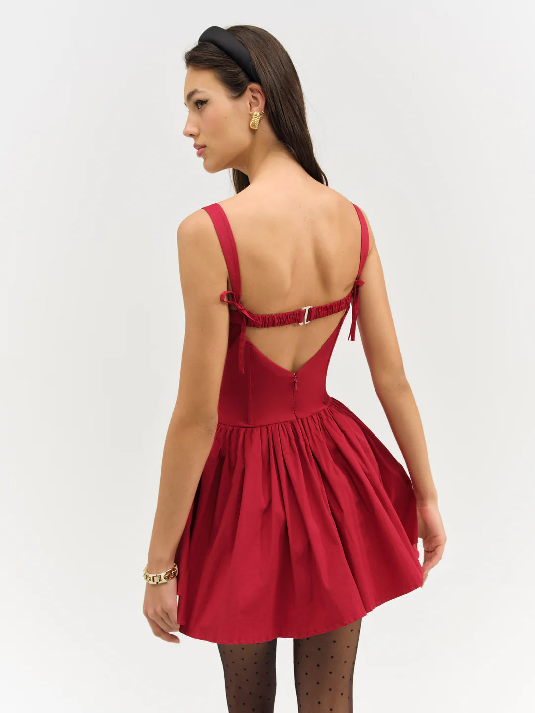 Helena Poplin Bustier Mini Dress