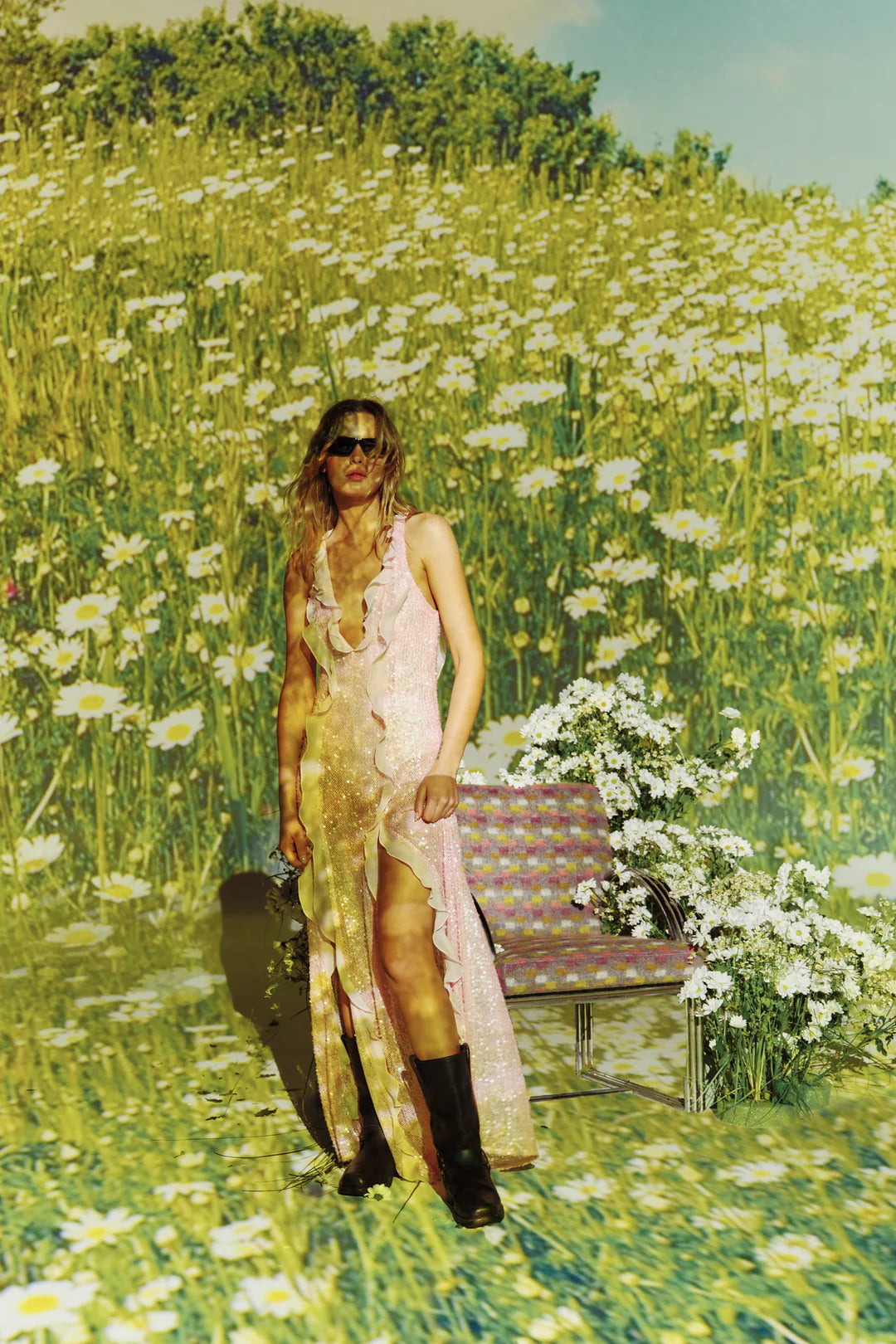 Noha Sequin Maxi Dress