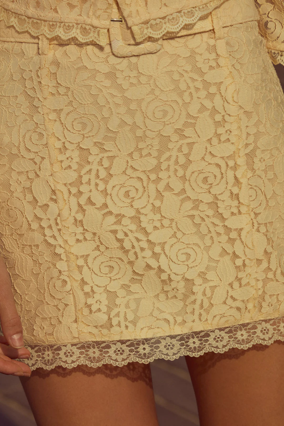 Lucy Lace Mini Skirt